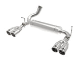 AFE aFe Rebel Series 2.5in 409 SS Axle-Back Exhaust Polished 07-18 Jeep Wrangler (JK) V6-3.6L/3.8L 49-48086-P