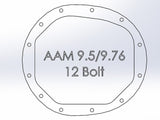 AFE aFe Power Pro Series AAM 9.5/9.76 Rear Diff Cover Black w/Mach Fins 14-19 GM Silverado/Sierra 1500 46-71120B