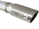 aFe ATLAS 5in DPF-Back Alum Steel Exhaust System Polished Tip GM Diesel Trucks 7.5-10 V8-6.6L td LMM | 49-04040-P