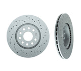 Front Cross Drilled Rotor Set (312x25mm) - VW/Audi / Mk5 / Mk6 / B6 / B7 / CC / TT / & More | 5Q0615301F