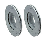 Zimmerman Cross Drilled Rotor Kit (Front 288x25mm) - VW/Audi / Mk5 / Mk6 / Golf / Jetta / 2.5L / TDI | 1K0615301T