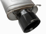 aFe Mach Force-Xp 3in CB Stainless Steel Dual Exhaust System w/ Black Tips 09-15 Cadillac CTS-V | 49-34063-B