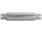 AFE aFe MACH Force-Xp 304 Stainless Steel Resonator 2.5in Inlet/Outlet x 4in Dia x 15in Body x 19in L 49M10002