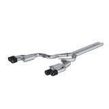 MBRP 18-22 Ford Mustang GT 5L T304 SS 3in Cat-Back Dual Rear w/4in Quad Carbon Fiber Tips (Race) | S72073CF