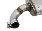 aFe MACHForce XP 2.5in 409 Stainless Axle Back Exhaust w/ Black Tips 15-17 Ford Mustang I4-2.3L (t) | 49-43085-B