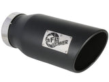 AFE aFe ATLAS 5in Alum Steel DPF-Back Exhaust System w/Black Tip 19-20 Ram Diesel Trucks L6-6.7L (td) 49-02075-B