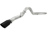 AFE aFe Atlas 5in DPF-Back Aluminized Steel Exh Sys, Ford Diesel Trucks 08-10 V8-6.4L (td) Black tip 49-03054-B