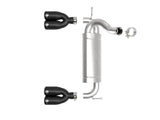 AFE aFe Vulcan Series 2.5in 304 SS Axle-Back Exhaust Black 07-18 Jeep Wrangler (JK) V6-3.6/3.8L 49-38086-B