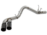 AFE aFe Victory Series 4in 409-SS DPF-Back Exhaust w/ Dual Black Tips 2017 GM Duramax V8-6.6L(td) L5P 49-44089-B