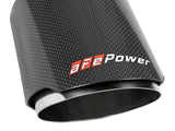 AFE aFe MACH Force-Xp 304 SS Clamp-On Exhaust Tip 2.5in. Inlet / 4.5in. Outlet / 7in. L - Carbon Fiber 49T25454-C07
