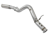 aFe ATLAS 5in DPF-Back Aluminized Steel Exhaust System w/Polished Tips 2017 GM Duramax 6.6L (td) L5P | 49-04085-P