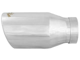 AFE aFe Diesel Exhaust Tip Bolt On Polished 4in Inlet x 6in Outlet x 12in Length 49T40604-P12