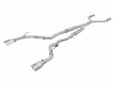 aFe POWER Takeda 2.5in 304 SS CB Exhaust w/ Polished Tips 17-19 Infiniti Q60 V6-3.0L (tt) | 49-36134NM-P