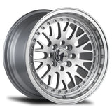 Avid1 Wheels 15x8 / 4x100 et25 / cb73.1 Avid 1 AV-12 15" 4x100 Hyper Silver/Machined Face AV1215804C25MF