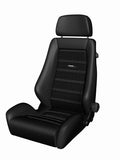 Recaro Black Leather/Classic Corduroy Recaro Classic LX Seat 088.00.0B27