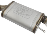 AFE aFe MACHForce XP 2.5in 409 Stainless Axle Back Exhaust w/Stainless Tips 15-17 Ford Mustang I4-2.3L 49-43085-P