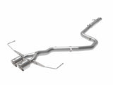 AFE aFe Takeda Exhaust Cat-Back 19-20 Hyundai Veloster 304SS Polished Dual Tips Exhaust 49-37011-P