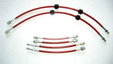Evolution Racewerks Red / Full Kit Evolution Racewerks Stainless Steel Brake Lines - BMW / E9X / E8X / 128i / 135i / 335i BM-BRK001RD