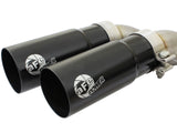 AFE aFe Rebel Exhausts 3in SS Cat-Back 09-14 Ford F-150 4.6/5.0/5.4L w/ Black Tips 49-43080-B