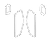 Tail Light Gasket Set (Left & Right) - BMW / LCI / G01 / X3 / X4 / F97 X3M / F98 X4M | 63217467918-QTY2