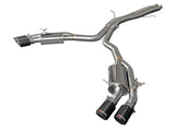 AFE aFe 18-20 Audi RS5 Coupe MACH Force-Xp 3in to 2.5in 304 SS Axle-Back Exhaust System-Quad Carbon Tips 49-36427-C
