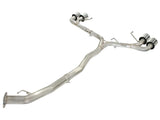 AFE aFe Takeda 3in SS Exhaust Cat-Back 09-14 Nissan GTR V6 3.8L Polished Tips 49-36108-P