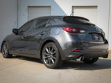 AFE aFe Takeda 2-1/2in 304 SS Cat-Back Exhaust w/ Polished Tips 14-18 Mazda 3 L4 2.0L/2.5L 49-37015-P