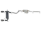 aFe Rebel Series 2.5in 409 SS Cat-Back Exhaust w/ Black Tips 2007+ Jeep Wrangler (JK) V6 3.6L/3.8L | 49-48062-B