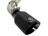 AFE aFe POWER Takeda 2.5in 304 SS CB Exhaust w/ Black Tips 17-19 Infiniti Q60 V6-3.0L (tt) 49-36134NM-B