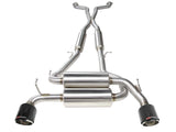 AFE aFe Takeda 2-1/2in 304SS Cat-Back Exhaust Infiniti G37 08-13/Q60 14-15 V6-3.7 w/ Carbon Fiber Tips 49-36103-C