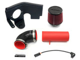 Neuspeed Red Wrinkle / Oiled NEUSPEED P - Flo Air Intake Kit / 2012+ 2.0L TDi 4 - pin MAF 65.10.84R
