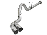 AFE aFe Power 15-16 Ford F250/F350 6.7L Diesel Rebel XD 4in 409 SS DPF-Back Exhaust System - Pol Tips 49-43121-P