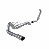 MBRP 2003-2007 Ford F-250/350 6.0L EC/CC Turbo Back Single Side (Stock Cat) (Aluminum) | S6206AL