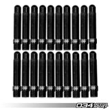034 Motorsport 034Motorsport Bullet Nose Stud and Nut Bundles M14x1.5 Pitch (Pack of 20)