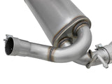 aFe Rebel Series 2.5in 409 SS Axle-Back Exhaust w/Polished Tips 07+ Jeep Wrangler (JK) V6 3.6L/3.8L | 49-48061-P