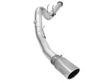 AFE aFe Atlas Exhausts 5in DPF-Back Aluminized Steel Exhaust 2015 Ford Diesel V8 6.7L (td) Polished Tip 49-03064-P
