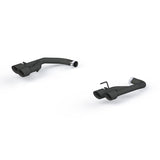 MBRP 18-20 Ford Mustang GT 2.5in Black Coated Non Active Dual Axle Back Exhaust - 4in Dual Wall Tips | S7211BLK