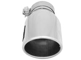 aFe MACH Force-Xp 3in Inlet x 4-1/2in Outlet x 9in Length 304 Stainless Steel Exhaust Tip | 49T30451-P09
