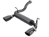 AFE aFe Rebel Series 2.5in 409 SS Axle-Back Exhaust w/ Black Tips 2018+ Jeep Wrangler (JL) V6 3.6L 49-48067-B