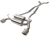AFE aFe Takeda 2-1/2in 304SS Cat-Back Exhaust Infiniti G37 08-13/Q60 14-15 V6-3.7 w/ Polished Tips 49-36103-P