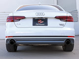 AFE aFe 17-19 Audi A4 (B9) MACH Force-Xp 3in to 2.5in 304 SS Cat-Back Exhaust System-Dual Carbon Tips