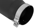 aFe Power MACH Force-Xp 5in In x 6in Out x 15in L Bolt-On 409 SS Exhaust Tip - Black | 49T50601-B15