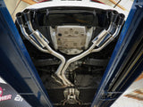 AFE aFe 18-20 Audi RS5 Coupe MACH Force-Xp 3in to 2.5in 304 SS Axle-Back Exhaust System-Quad Carbon Tips 49-36427-C