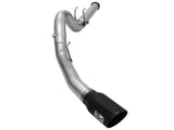 aFe MACHForce XP Exhaust 5in DPF-Back Stainless Steel Exht 2015 Ford Turbo Diesel V8 6.7L Black Tip | 49-43064-B