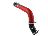 aFe BladeRunner 3in Red Intercooler Tube Hot Side w/Couplings 13-14 Dodge RAM Diesel 6.7L (td) | 46-20138-R