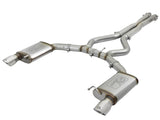 AFE aFe MACHForce XP 3in 304 SS Cat-Back Exhausts w/ Polished Tips 15-17 Ford Mustang GT V8-5.0L/V6-3.7L 49-33072-1P