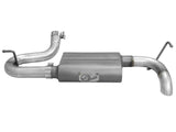 AFE aFe Scorpion Exhaust System Axle Back Aluminized Hi-Tuck 07-17 Jeep Wrangler JK V6 3.6/3.8L 49-08046