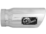 AFE aFe Diesel Exhaust Tip Bolt On Polished 5in Inlet x 6in Outlet x 12in Long 49T50601-P12