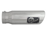 aFe Diesel Exhaust Tip Bolt On Polished 4in Inlex x 5in Outlet x 15in | 49T40501-P15