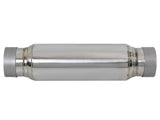aFe MACH Force-Xp 409 SS Resonator 3in. Inlet/Outlet / 4in. Diameter / 12in. Body / 16in. Length | 49M10001